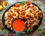 Tasty Calamari Dish paint by numbers