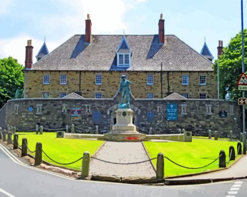 Bodmin Light In Fantry Military Museul Cornwall paint by numbers