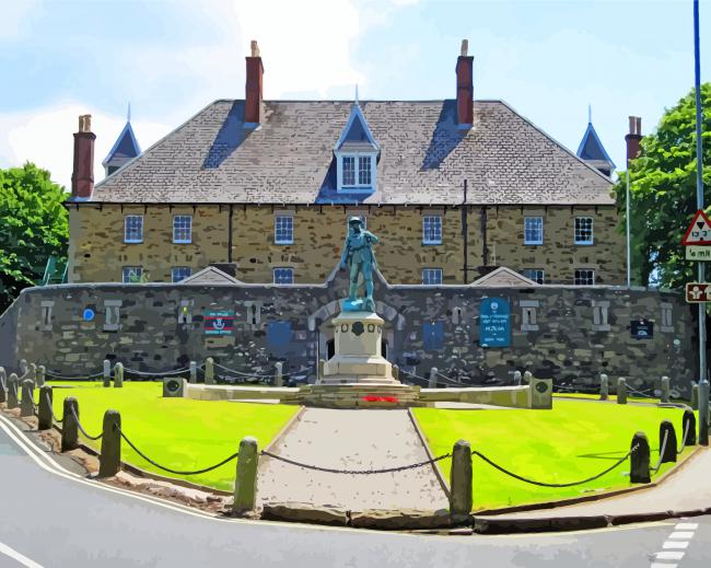 Bodmin Light In Fantry Military Museul Cornwall paint by numbers