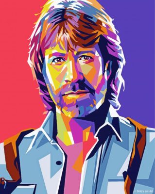 Chuck norris paint by numbers