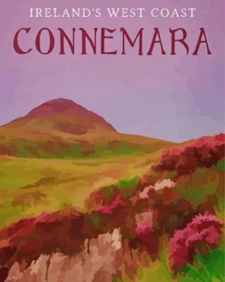Connemara Illustration Poster paint by numbers