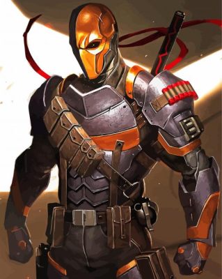 Deathstroke Character Art paint by numbers