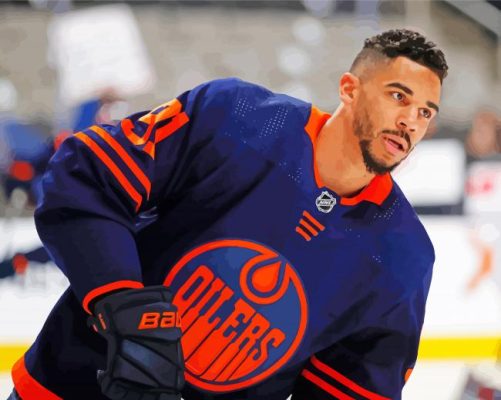 Evander Kane paint by numbers