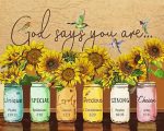 God Says you Are paint by numbers
