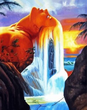 Hair Waterfall paint by numbers