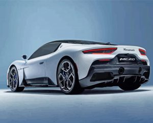 MC20 Maserati paint by numbers