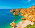 Marinha Beach Albufeira Portugal paint by numbers