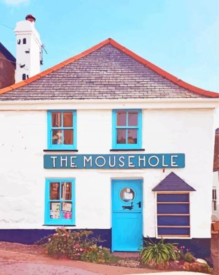Mousehole England paint by numbers