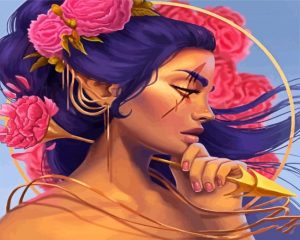 Sagittarius Zodiac Woman paint by numbers