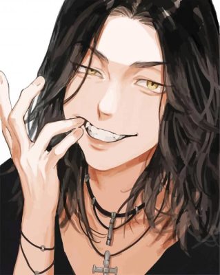 Aesthetic Baji Keisuke paint by numbers