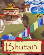Aesthetic Bhutan paint by numbers