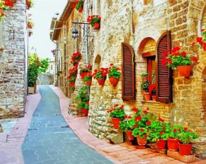 Aesthetic Italian Walkway Paint By Number