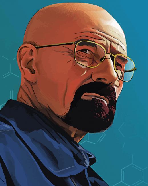 Walter White paint by numbers