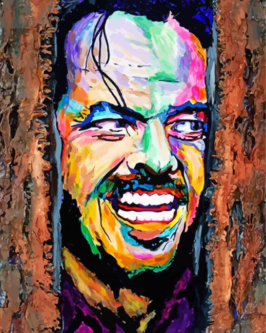 Colorful Here is Johnny paint by numbers