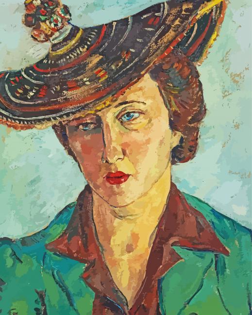Irma Ster Portrait Of Freda Feldman paint by numbers