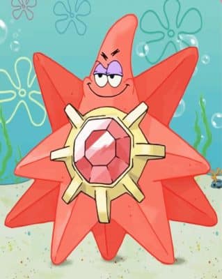Patrick Starmie paint by numbers