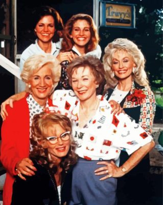 Steel Magnolias Characters paint by numbers 