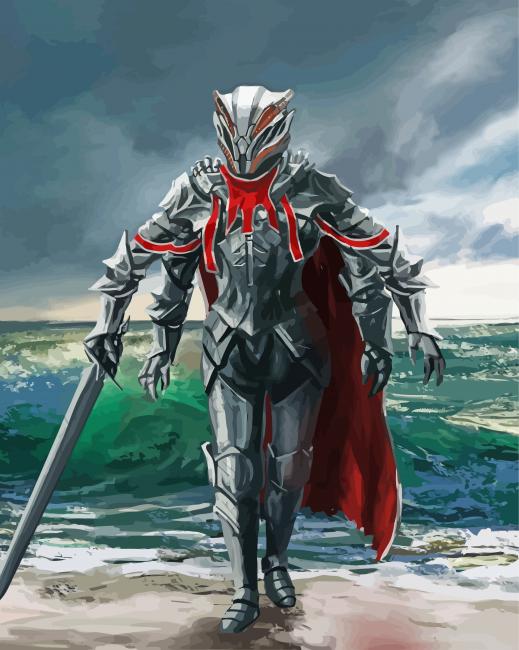 The Battlemaster paint by numbers