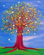 Summer Tree paint by numbers