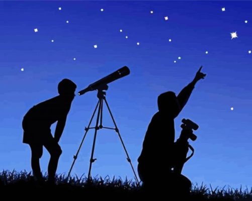 Telescope Time paint by numbers