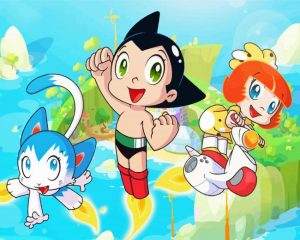 Astro Boy paint by numbers
