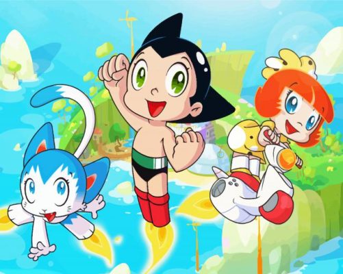 Astro Boy paint by numbers