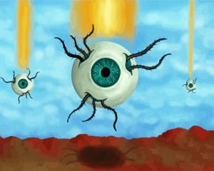 Sureal Eyes paint by numbers