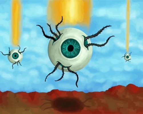 Sureal Eyes paint by numbers