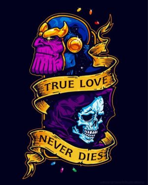 True Love Never Dies paint by numberss