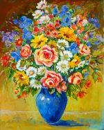 Blue Vase paint by numbers