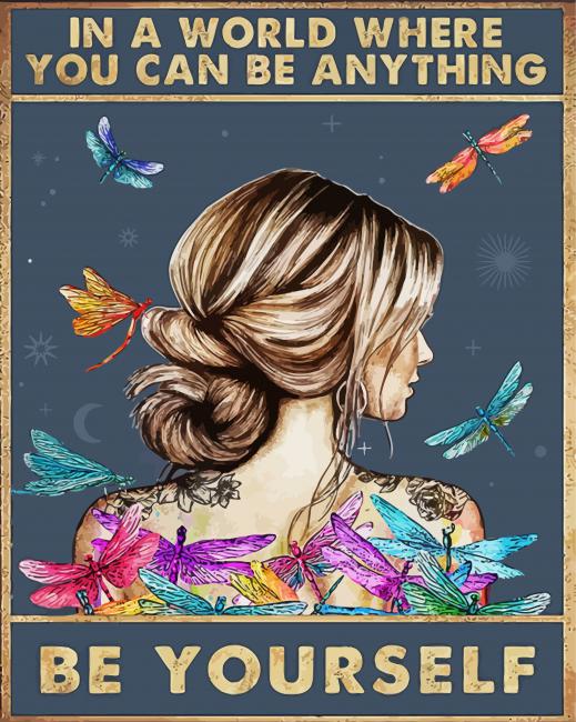 Be Yourself paint by numbers
