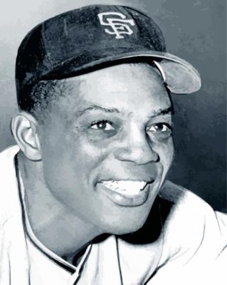Monochrome Willie May paint by numberss