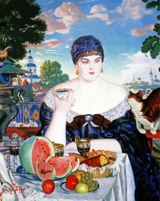 Classy Fat Lady paint by numbers