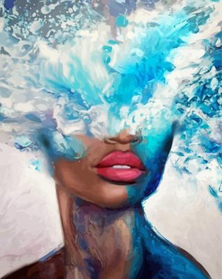 Wave Lady paint by numbers