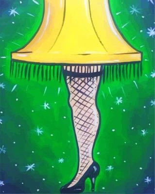 Leg Lamp A Christmas Story paint by numbers 