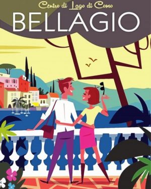 Bellagio Poster paint by numbers