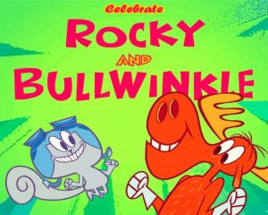 Bullwinkle Illustration paint by numbers