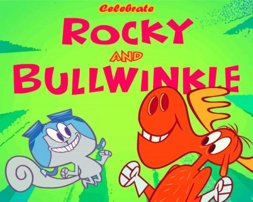 Bullwinkle Illustration paint by numbers