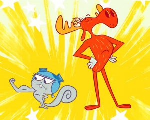 Bullwinkle paint by numbers