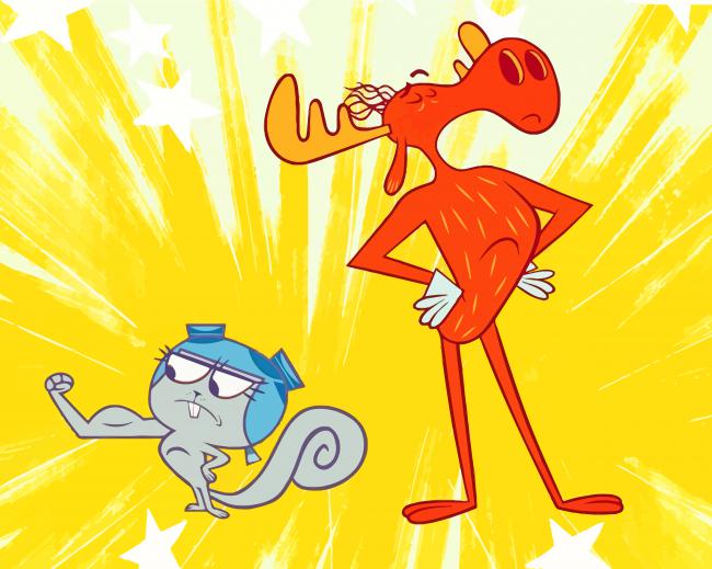 Bullwinkle paint by numbers