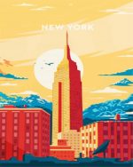 Cardiff City Skyline paint by numbers