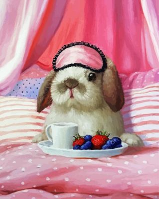 Breakfast In Bed paint by numbers