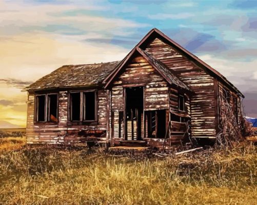 Old Farmhouse paint by numbers