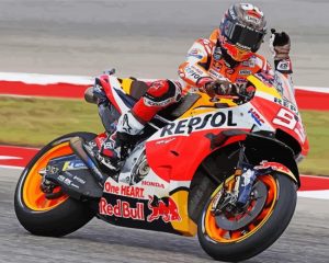 Repsol Honda Motocross paint by numbers