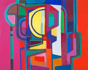 Roberto Burle Marx 1970 Art paint by numbers