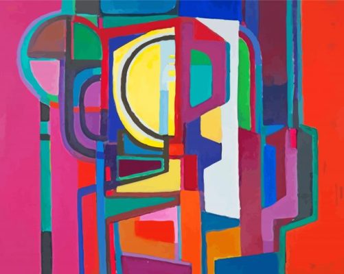 Roberto Burle Marx 1970 Art paint by numbers