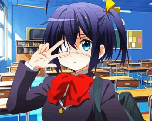 Adorable Rikka Takanashi paint by numbers
