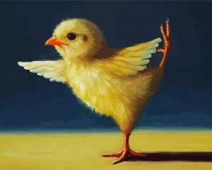 Cute Yoga Chick paint by numbers