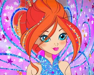 Bloom Winx Club paint by numbers