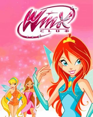 Winx Club Poster paint by numbers